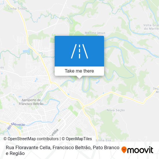 Rua Floravante Cella map