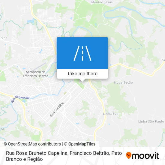 Rua Rosa Bruneto Capelina map