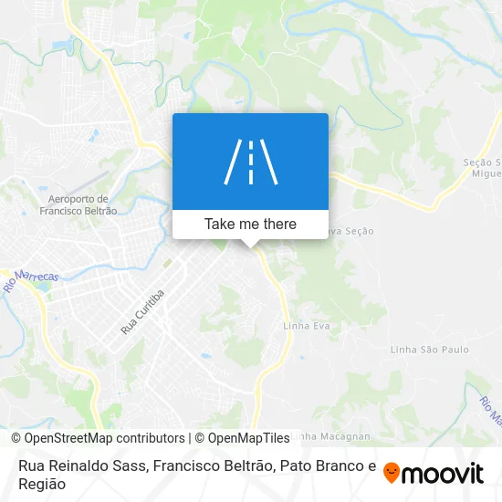 Rua Reinaldo Sass map
