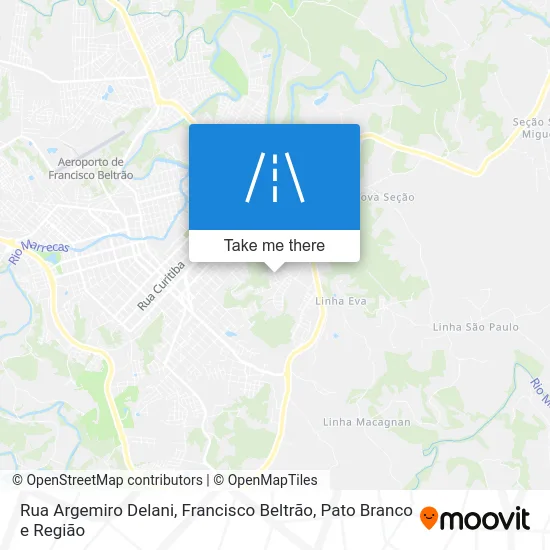 Rua Argemiro Delani map