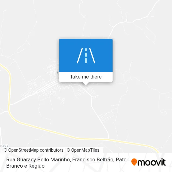 Rua Guaracy Bello Marinho map