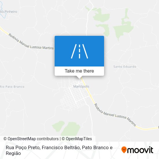 Rua Poço Preto map