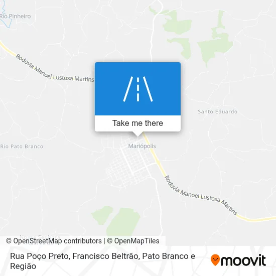 Rua Poço Preto map