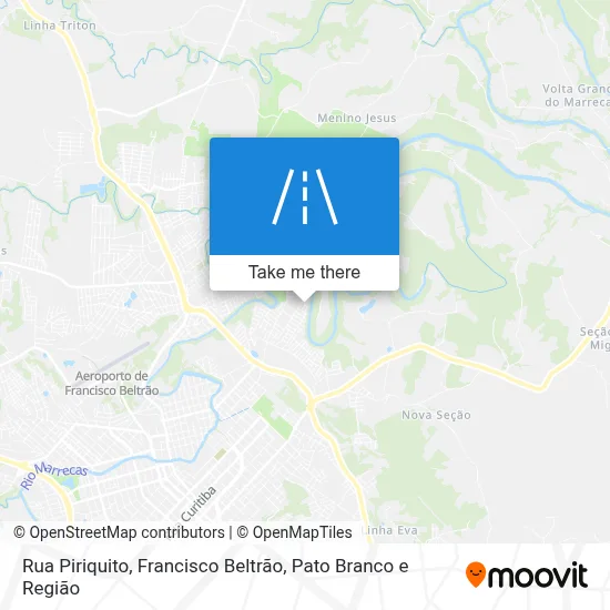 Rua Piriquito map