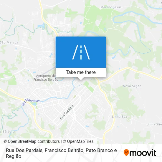 Rua Dos Pardais map