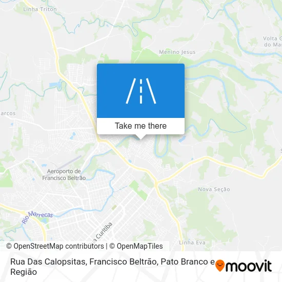 Rua Das Calopsitas map