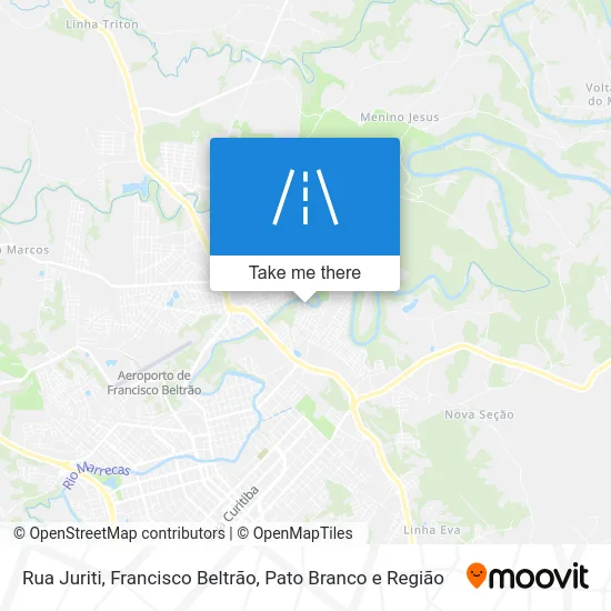 Rua Juriti map