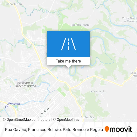 Rua Gavião map