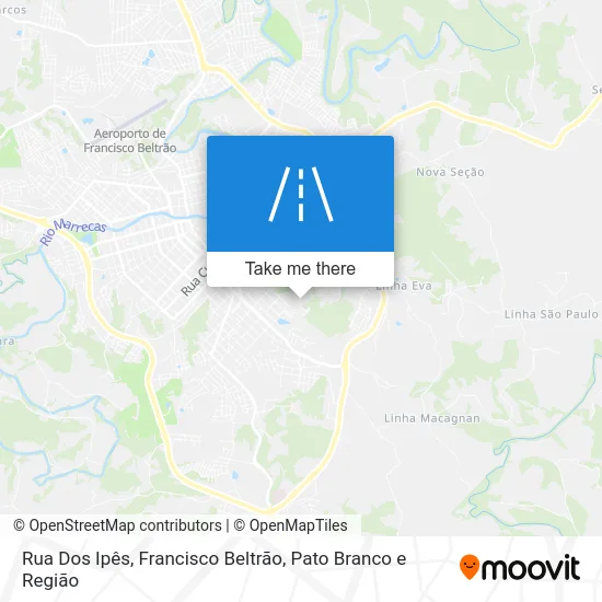 Rua Dos Ipês map