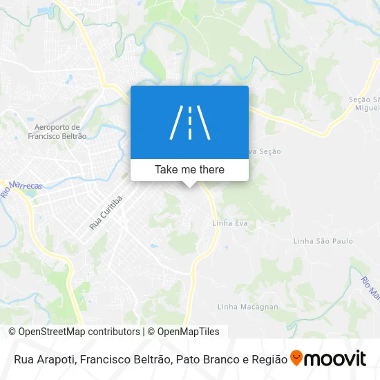 Rua Arapoti map