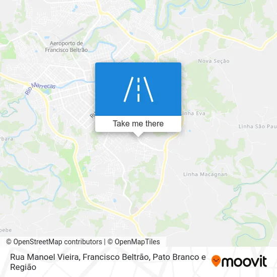 Rua Manoel Vieira map