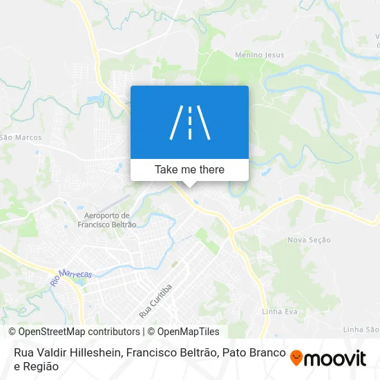 Rua Valdir Hilleshein map