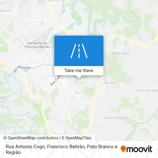 Rua Antonio Cogo map