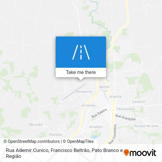 Rua Ademir Cunico map