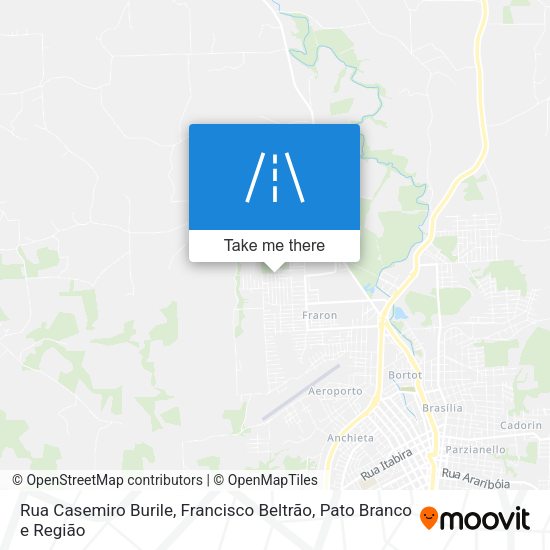 Rua Casemiro Burile map