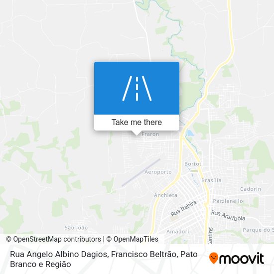 Rua Angelo Albino Dagios map