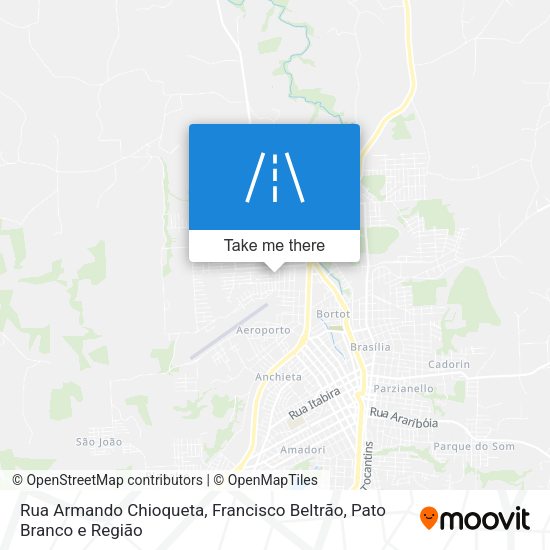 Rua Armando Chioqueta map