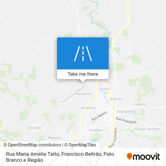Rua Maria Amélia Tatto map