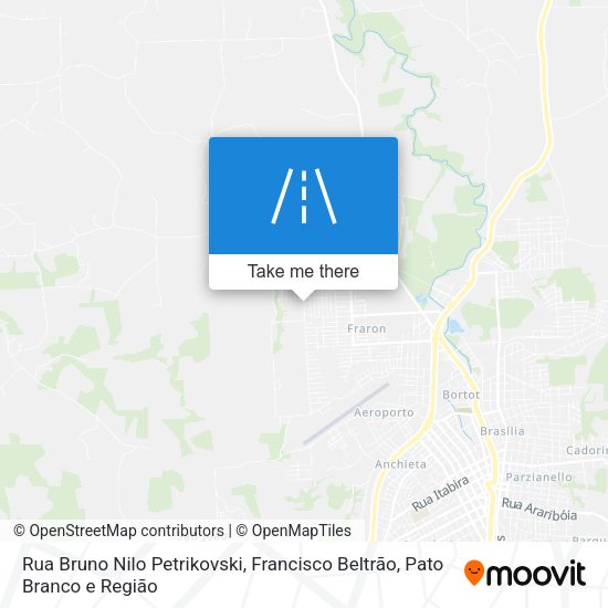 Rua Bruno Nilo Petrikovski map