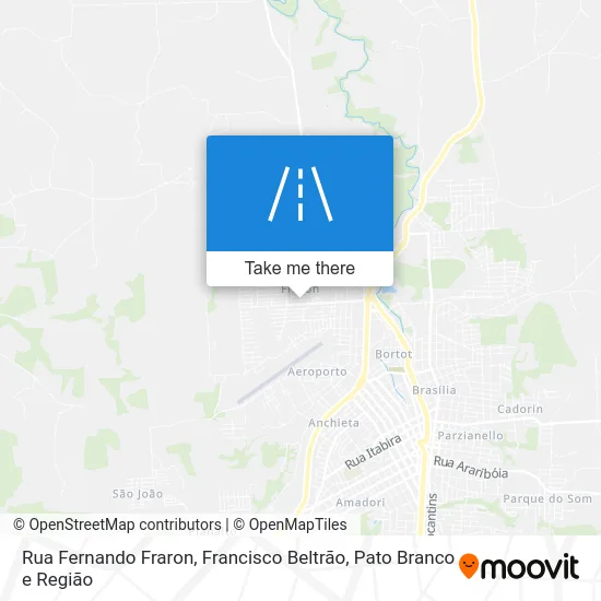 Rua Fernando Fraron map