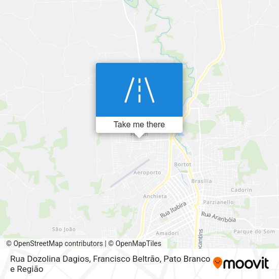 Rua Dozolina Dagios map