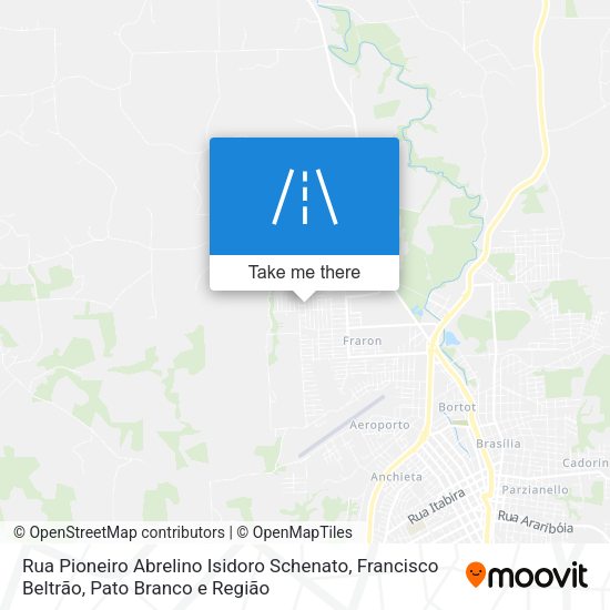 Rua Pioneiro Abrelino Isidoro Schenato map