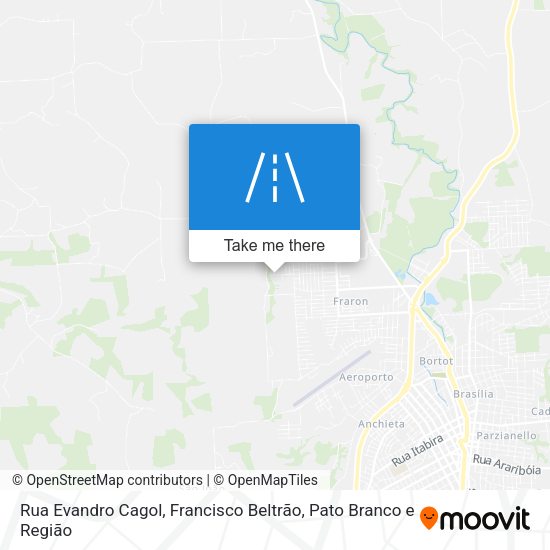 Rua Evandro Cagol map