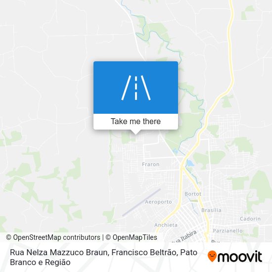 Rua Nelza Mazzuco Braun map