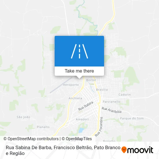 Rua Sabina De Barba map