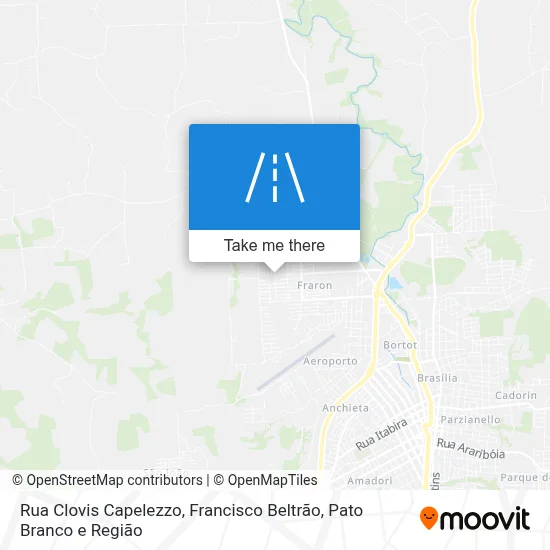 Rua Clovis Capelezzo map