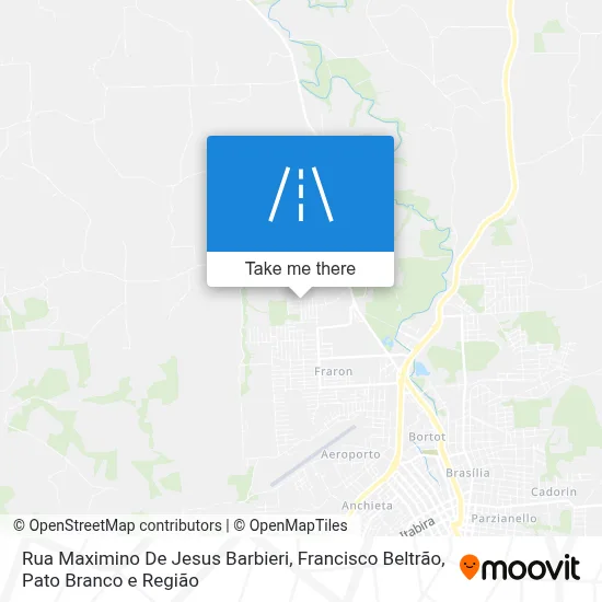 Rua Maximino De Jesus Barbieri map