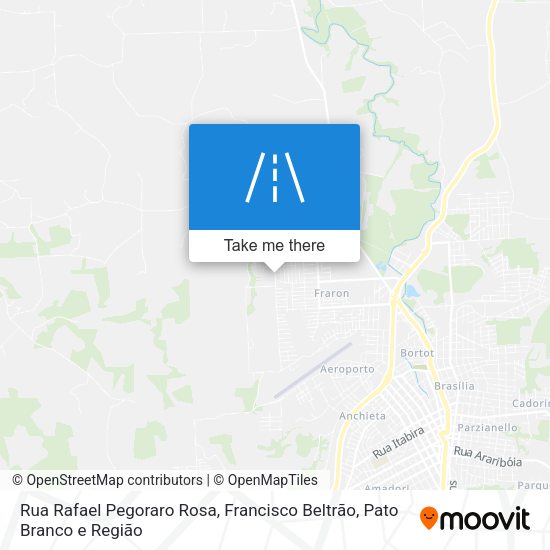 Rua Rafael Pegoraro Rosa map
