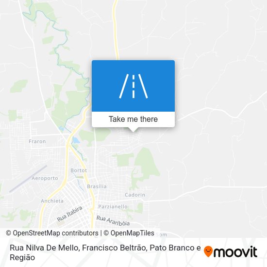 Rua Nilva De Mello map