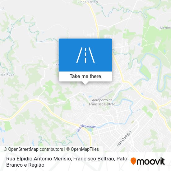 Rua Elpídio Antônio Merísio map