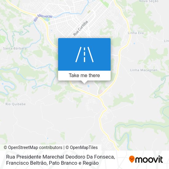 Rua Presidente Marechal Deodoro Da Fonseca map