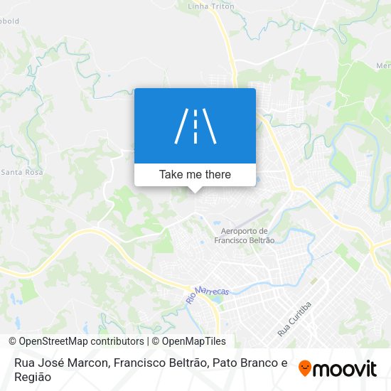 Rua José Marcon map