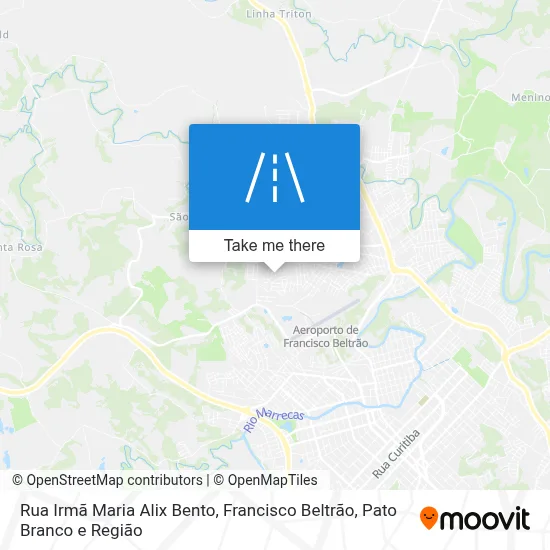 Rua Irmã Maria Alix Bento map