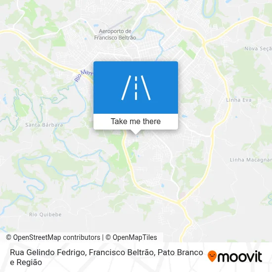 Rua Gelindo Fedrigo map