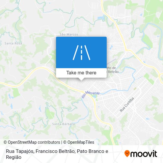 Rua Tapajós map