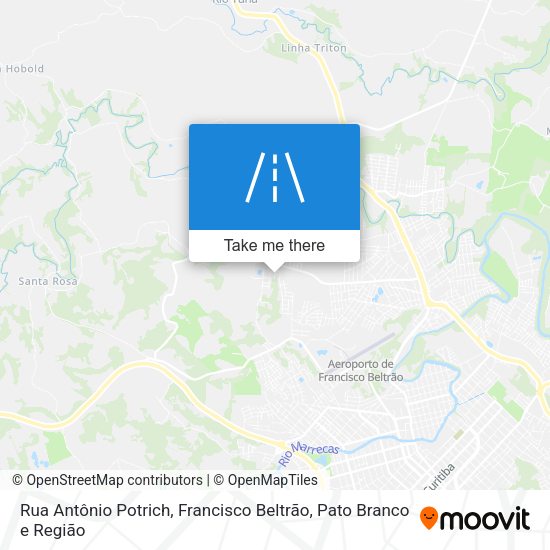 Rua Antônio Potrich map