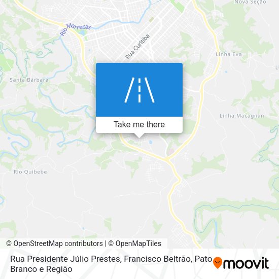 Rua Presidente Júlio Prestes map