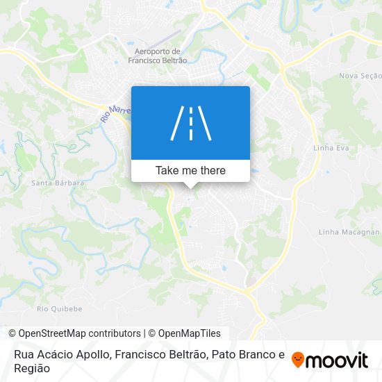 Rua Acácio Apollo map