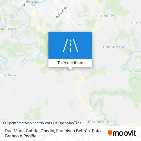 Rua Maria Gabriel Ghedin map