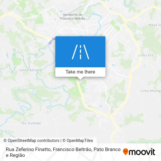 Rua Zeferino Finatto map