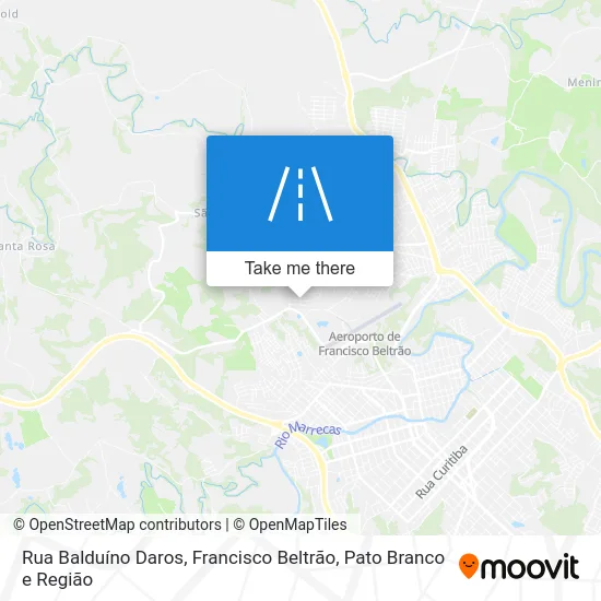 Rua Balduíno Daros map