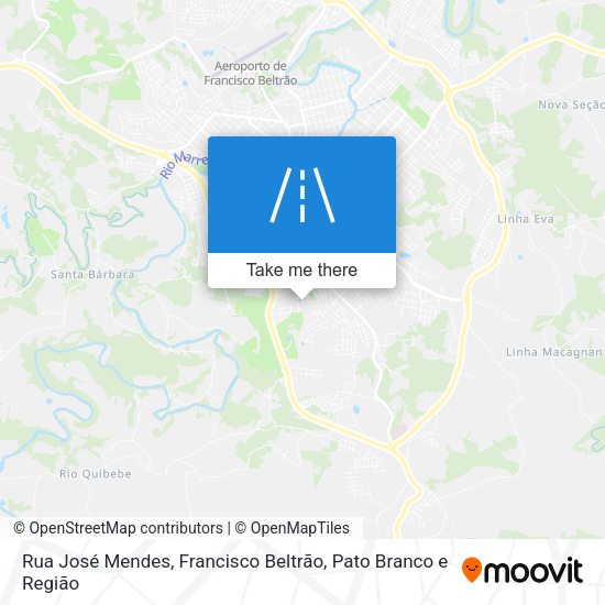 Rua José Mendes map
