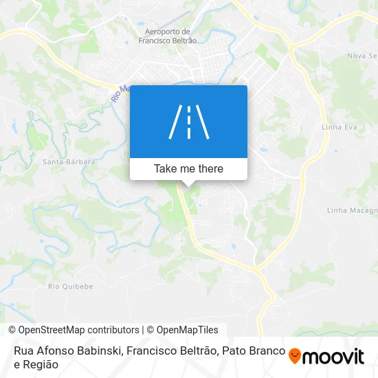 Rua Afonso Babinski map