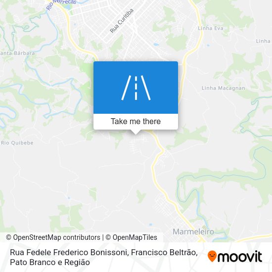 Rua Fedele Frederico Bonissoni map