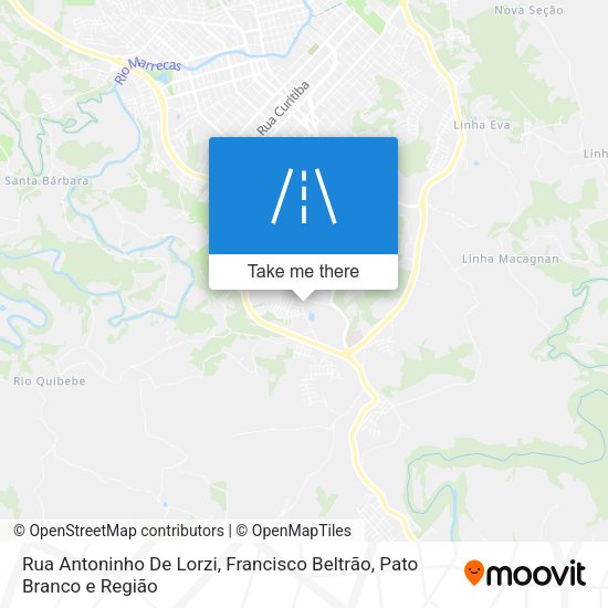 Rua Antoninho De Lorzi map