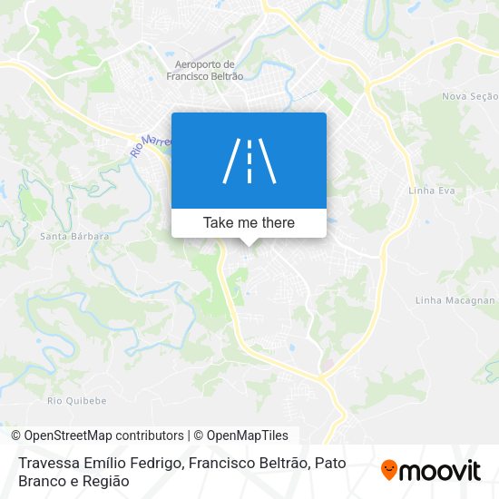 Travessa Emílio Fedrigo map